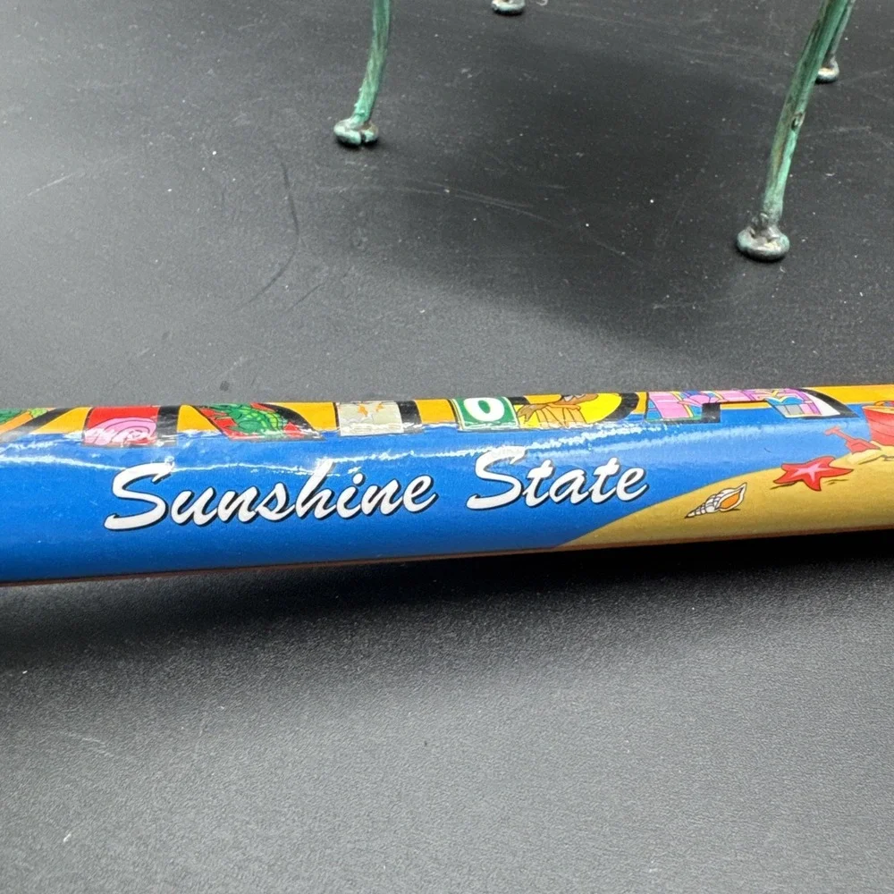 Vintage Jumbo Florida Graphic Pencil With Eraser NWT 2005 Sunshine State